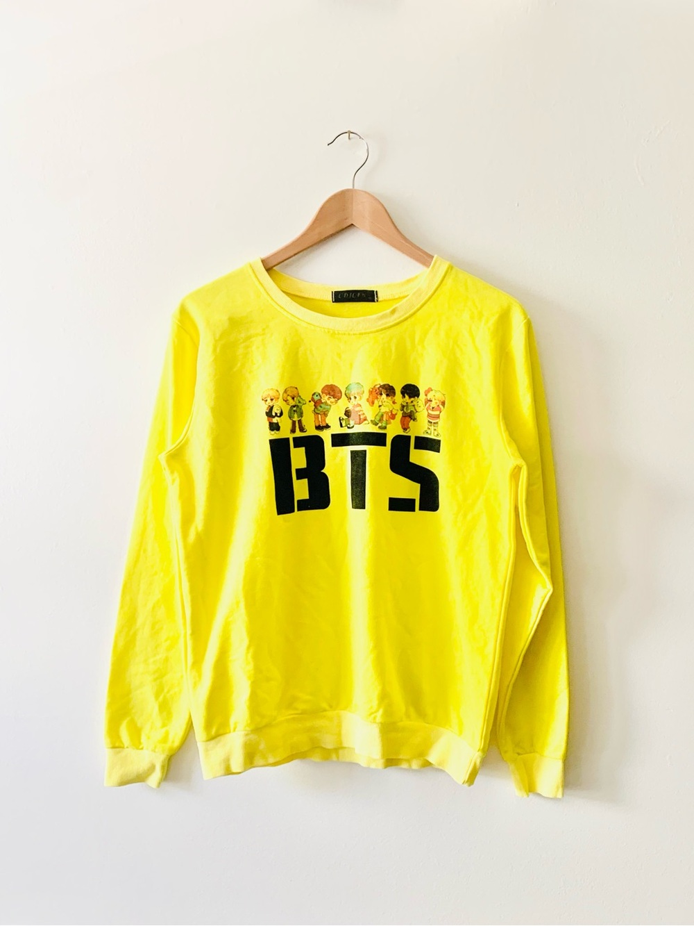 NEW BTS Character Crew Neck Hoodie